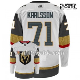 Vegas Golden Knights Trikot WILLIAM KARLSSON 71 Adidas Weiß Authentic - Kinder